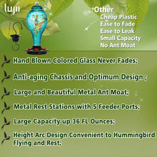 Load image into Gallery viewer, Large Capacity Hummingbird Feeder with Built-In Ant Moat - Perfect Garden Decor