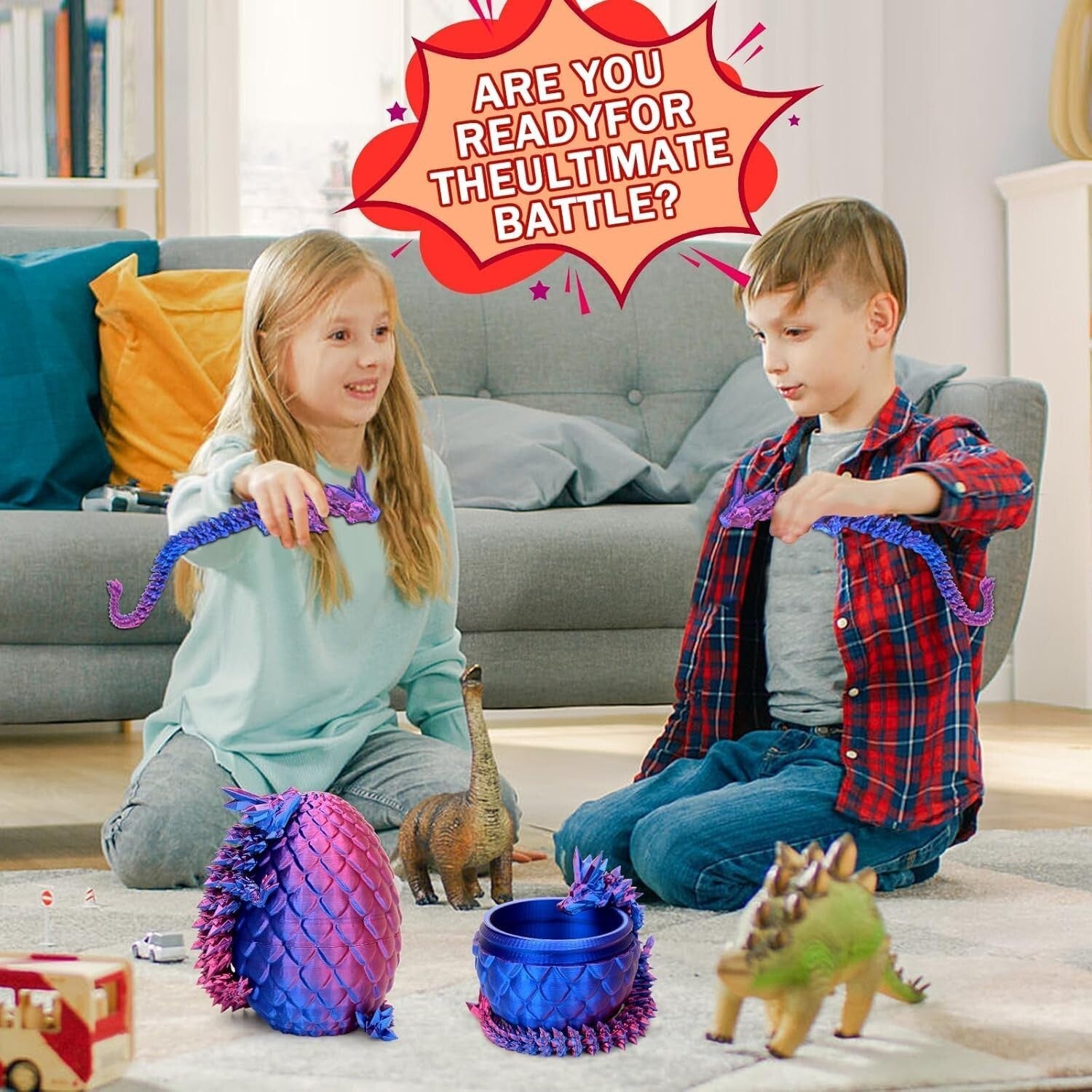 Articulated Dragon Egg Fidget Set – Non-Toxic, Eco-Friendly Fun for All Ages