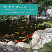 Load image into Gallery viewer, Compact Pond Filter System with Bio-Balls and Dual Filters for Clean Water