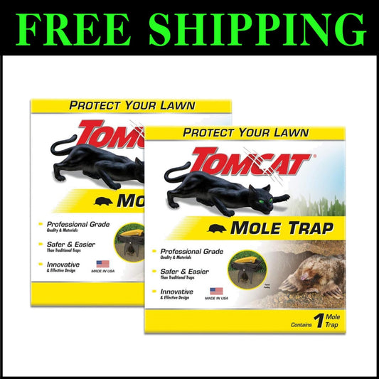 Pack of 2 BioSafe Mole Traps - Effective, Easy-to-Use Mole Removal Solution