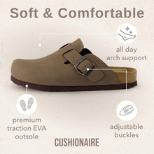 Load image into Gallery viewer, Hana Women's Clogs with 1.25-Inch Heel and Memory Foam - Perfect for Lounging