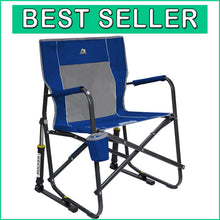 Load image into Gallery viewer, Lightweight Freestyle Rocker with Built-in Cup Holder – Ultimate Camping Comfort