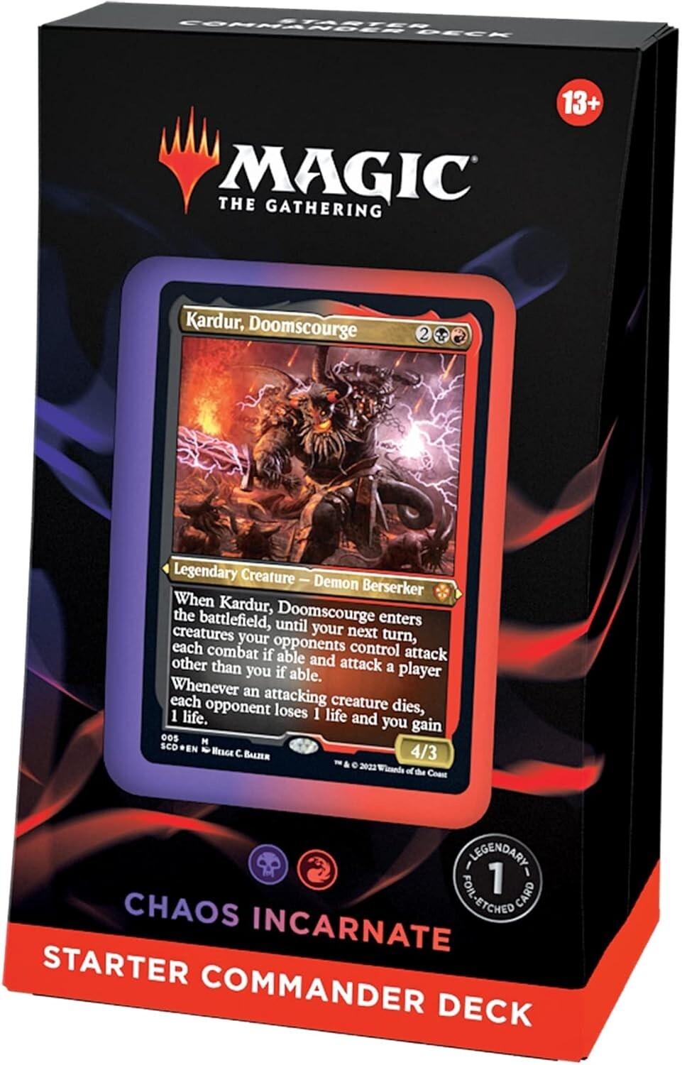 Magic: The Gathering Commander Deck - Chaos Incarnate | 100 Cards, Ready-to-Play