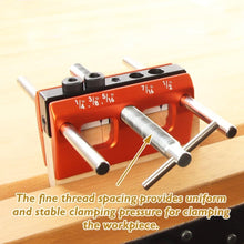 Load image into Gallery viewer, Precision Self Centering Dowel Jig with Adjustable Bushings for Woodworking
