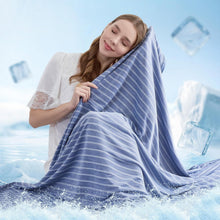 Load image into Gallery viewer, Lightweight Cooling Blanket for Hot Sleepers - King Size 90”x108” Availability