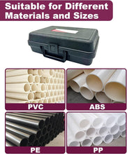Load image into Gallery viewer, Versatile Aluminum PVC Pipe Reamer Kit with Carbide Inserts - 6 Sizes Included