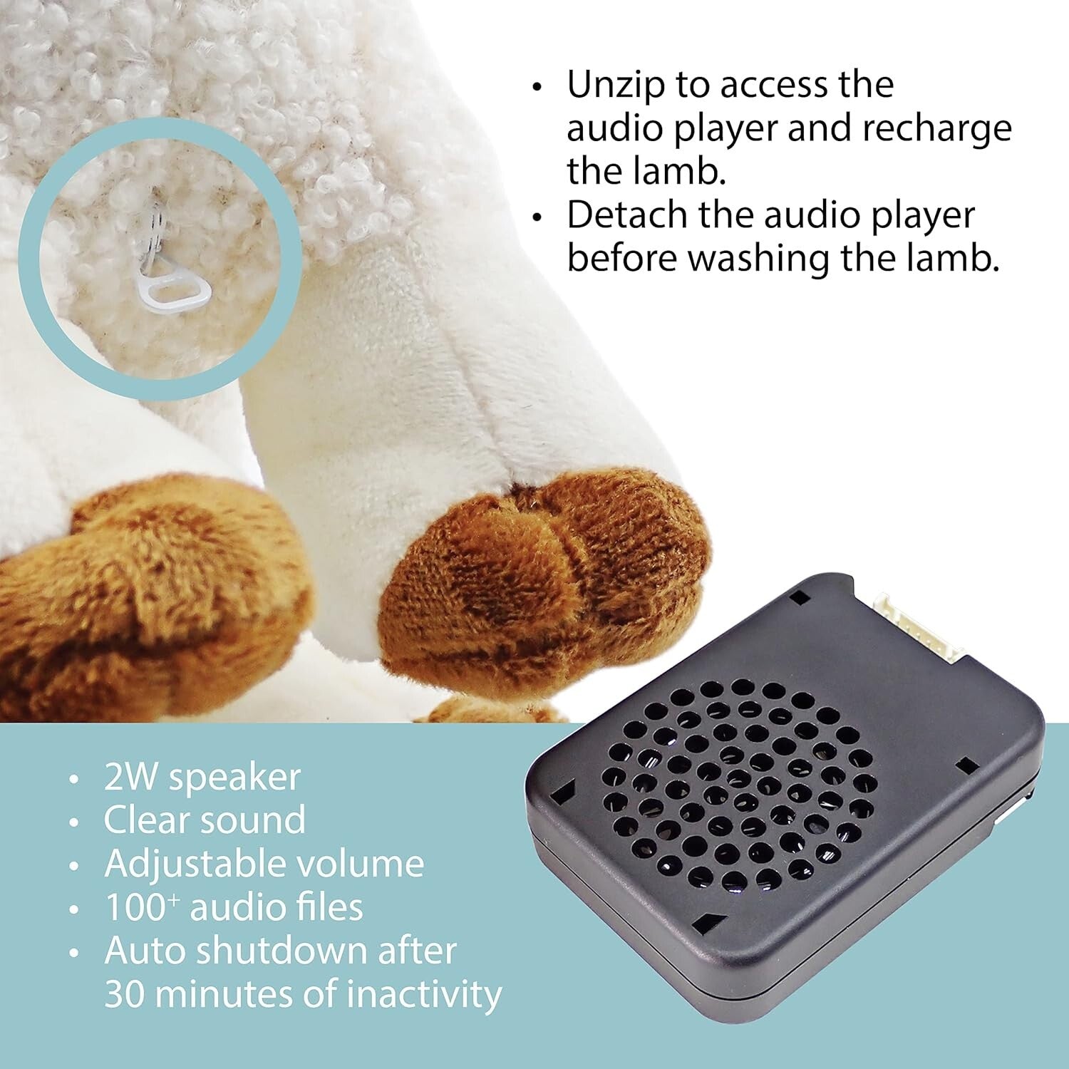 Huggable Singing Lamb Plush Toy with Bible Stories & Songs – Ideal Gift for Kids