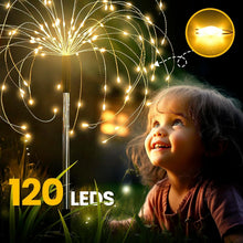 Load image into Gallery viewer, 120 LED Solar Garden Lights 4-Pack - Waterproof Decorative Outdoor Lighting