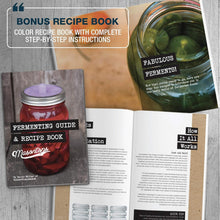 Load image into Gallery viewer, Transform Wide Mouth Mason Jars into Healthy Fermenters - 9-Piece Kit Included