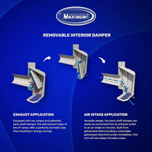 Load image into Gallery viewer, Energy-Saving 4-Inch Wall Dryer Vent Cover with Durable Steel Construction