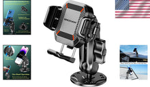 Load image into Gallery viewer, 360-Degree Adjustable Phone Holder with Easy Install Base for Safe Navigation