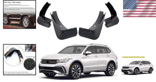 Precision-Fit Mud Flaps for VW Tiguan R-Line 2018-2024 - Kit with Installation