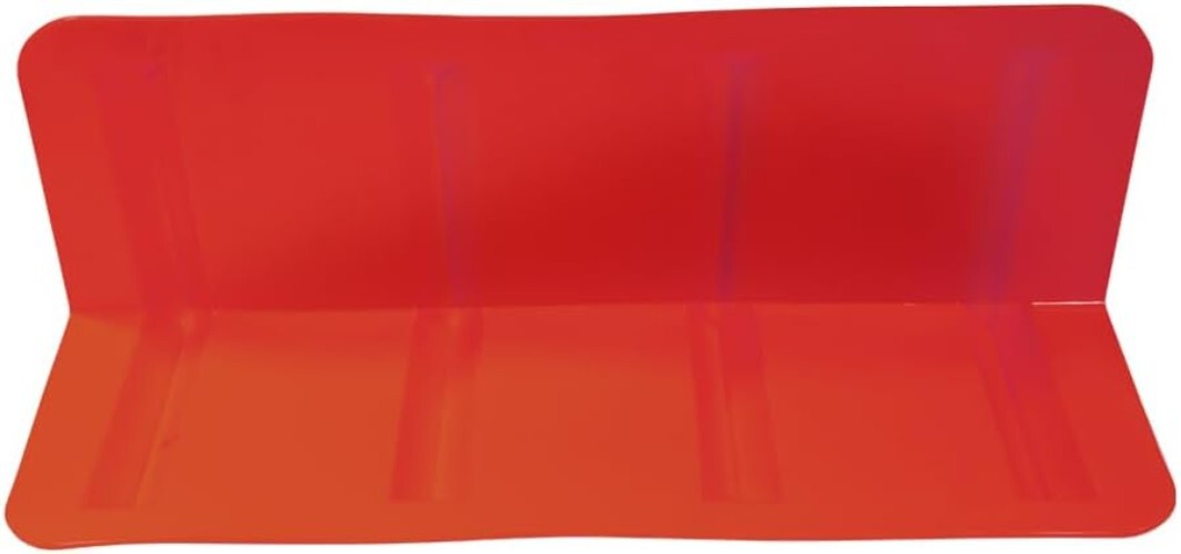 10 Pack 8" x 8" x 24" Red V-Shaped Corner Edge Guards - Heavy Load Protection