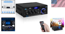 Load image into Gallery viewer, Versatile HiFi Stereo Mini Amplifier - Remote, Mic Jack &amp; 6 EQ Modes