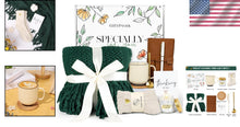 Load image into Gallery viewer, Elegant Sympathy Gift Basket: Cozy Fleece Blanket, Candle &amp; Pampering Essentials