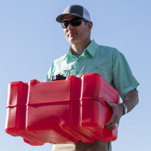 Load image into Gallery viewer, Tall Profile 12-Gallon Marine Fuel Can with Integrated Handles for Easy Carrying