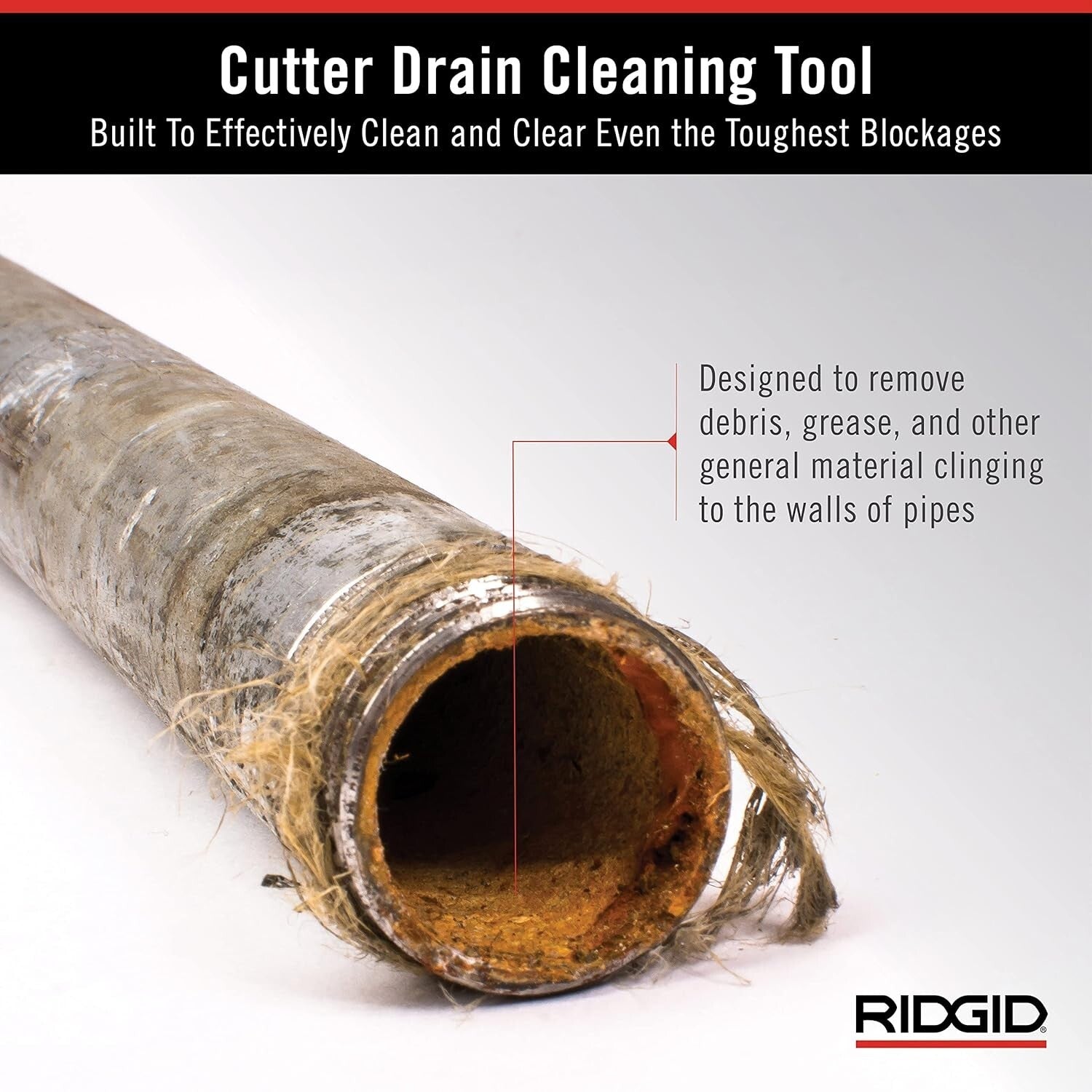 Heavy-Duty 3-Inch 'C' Cutter Cable Coupling Tool for Drain Cleaning Efficiency