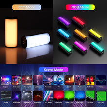 Load image into Gallery viewer, Rechargeable 360° RGB Light Wand with Magnetic Design for Photography &amp; Video