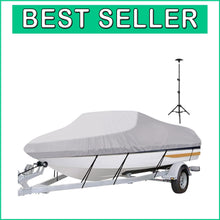 Load image into Gallery viewer, Durable UV Resistant Boat Cover 17'-19' - Fits Fishing, Ski, and Runabout Boats