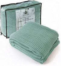 Load image into Gallery viewer, Versatile XXL King Bed Blanket 120”x120” - Soft, Lightweight Cotton for All Ages