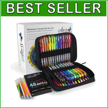 Load image into Gallery viewer, All-in-One Glitter Gel Pens for Adult Coloring – 96 Count with Refills Included