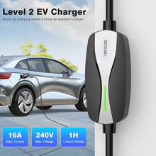 Load image into Gallery viewer, Fast Charging 16A EV Charger, 25FT NEMA 6-20 Plug for Universal Compatibility