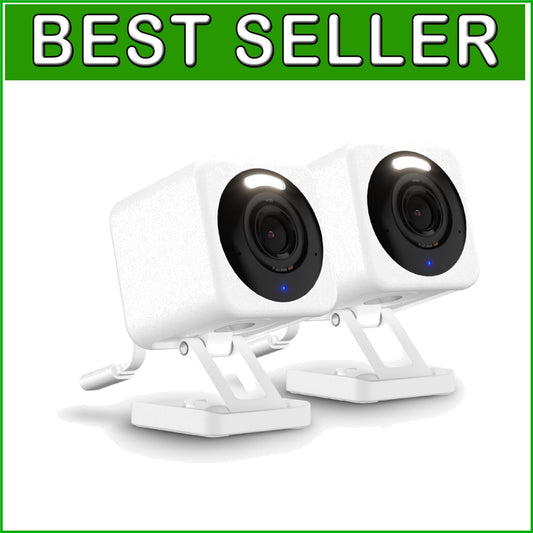 Advanced Indoor/Outdoor Security Camera with Two-Way Audio & Motion Spotlight