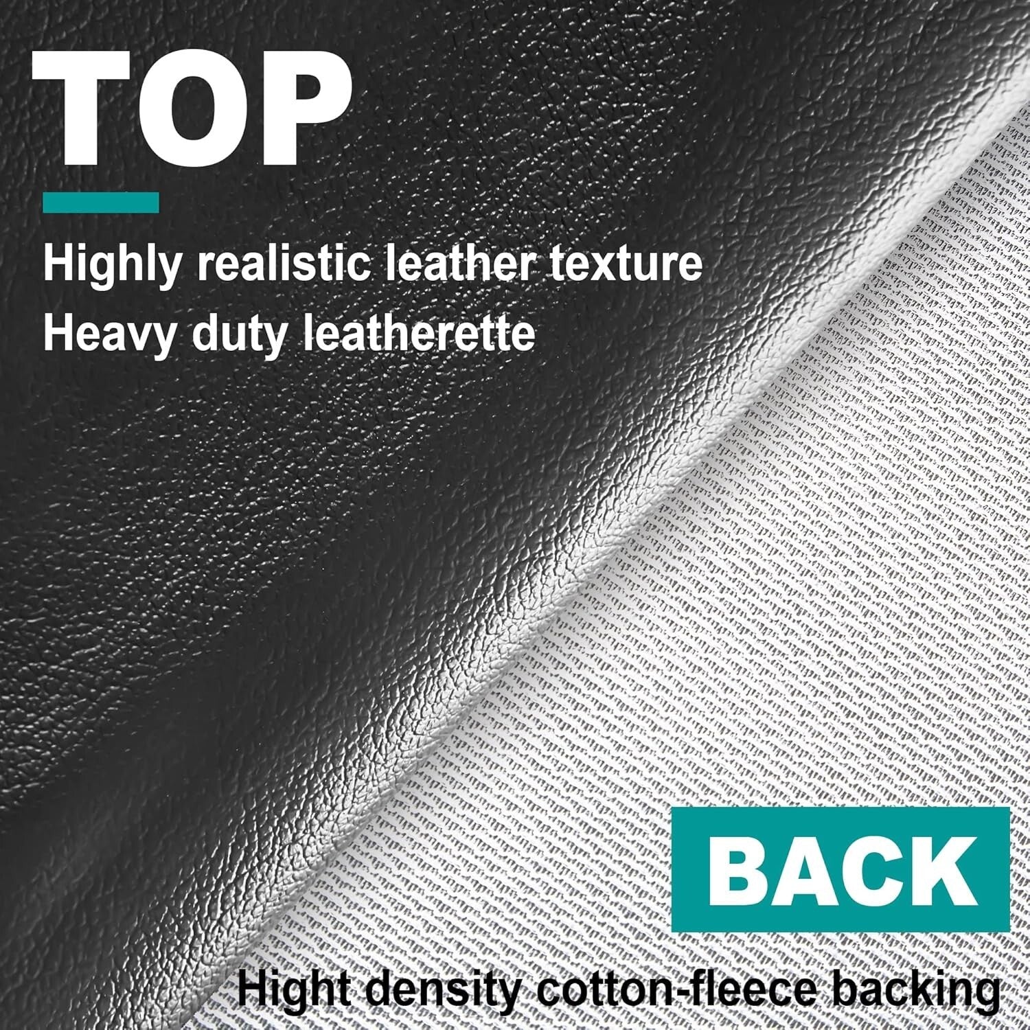 7FT-9FT Fitted Pool Table Cover, Waterproof & Tearproof Leatherette Protection