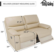 Load image into Gallery viewer, Dark Gray 6-Piece Recliner Loveseat Slipcover - Soft Stretch Sofa Protector