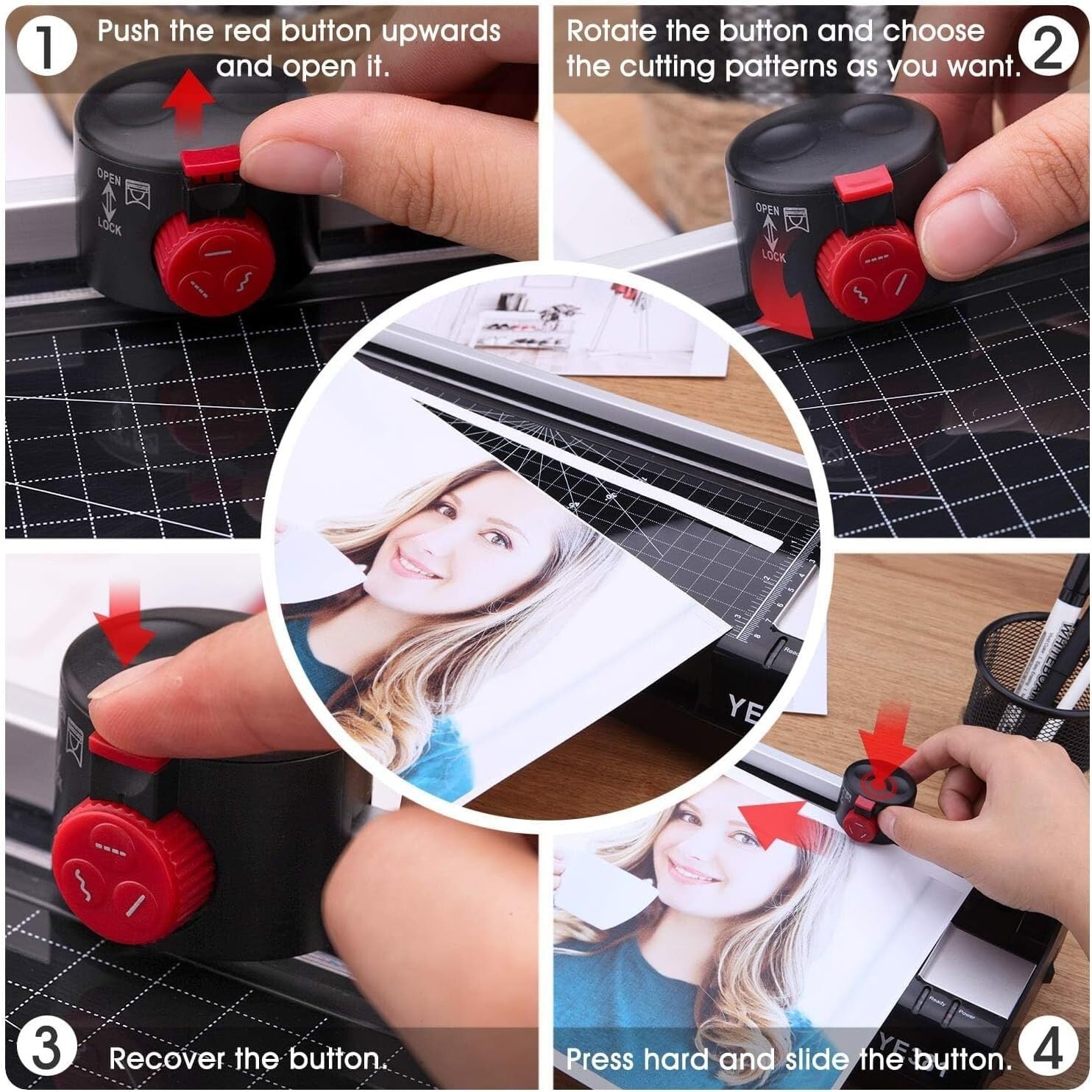 5-in-1 A3 Laminator Machine with Trimmer & Corner Rounder - Versatile & Quiet