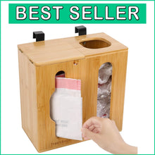 Load image into Gallery viewer, Magnetic Closure Wall-Mounted Grocery &amp; Trash Bag Storage for Home Organization