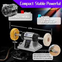 Load image into Gallery viewer, Compact Low-Noise Polishing &amp; Buffing Machine - Ideal for Jewelry and Dental Use