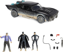 Load image into Gallery viewer, Light-Up Batmobile Set with Batman, Selina Kyle, and Penguin – Epic Playtime