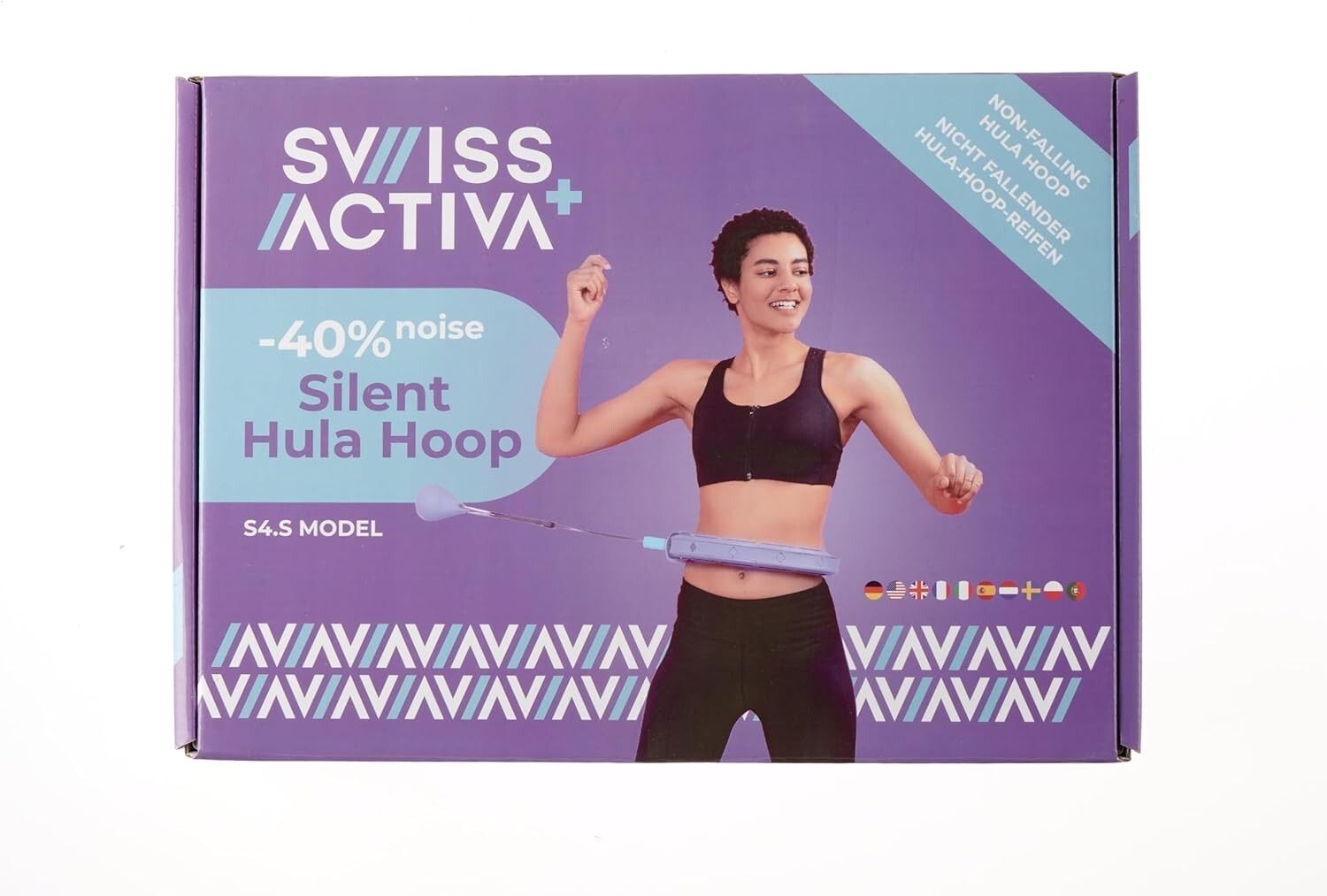Adjustable Infinity Weighted Hula Hoop for Belly Fat Loss - Track Your Progress
