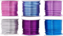 Load image into Gallery viewer, Vibrant 12 Gauge Aluminum Wire Set - Perfect for Jewelry Making &amp; Floral Crafts