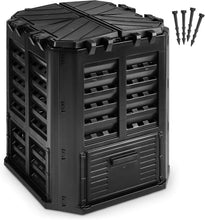 Load image into Gallery viewer, Lightweight 360L Compost Bin with Aeration Design – Easy Assembly &amp; Secure Lid