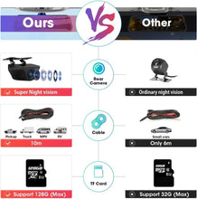 Load image into Gallery viewer, Advanced 1080P Mirror Dash Cam with G-Sensor &amp; Super Night Vision Features