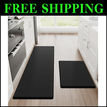 Load image into Gallery viewer, Durable Non-Slip Kitchen Mat Set - Cushioned Anti-Fatigue, 17.3"×30"+17.3"×47"