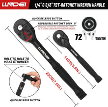 Load image into Gallery viewer, Durable Impact Socket Tool Set - 186 Pieces with Ratchet Wrench &amp; Extension Bars