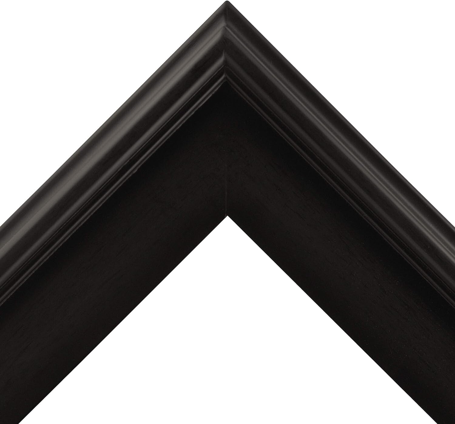 6x6 Plein Air Black Wooden Picture Frame for Art and Photos - Modern Style