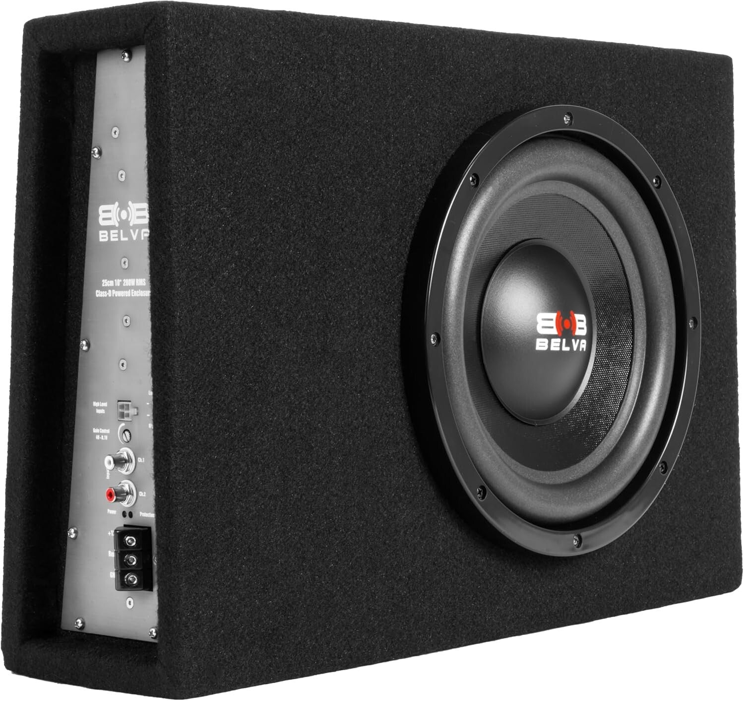 Ultimate 10" Angled Subwoofer Enclosure with 600W Power for Vehicle Bass Lovers