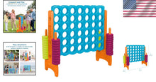 Load image into Gallery viewer, Jumbo 4-To-Score Giant Connect 4 Game - Vibrant Indoor/Outdoor Fun!