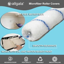 Load image into Gallery viewer, 144-Pack Mini Paint Roller Covers, 4-Inch Shedless Microfiber for Professionals