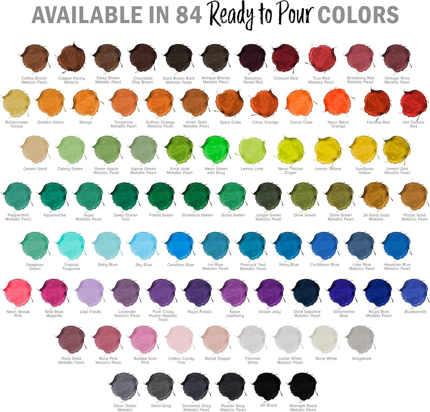 Luxurious 64 Oz Water-Based Gold Metallic Pouring Paint for Art Projects