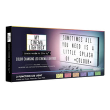 Load image into Gallery viewer, Personalized 24" x 12" LED Light Box with 160 Letters for Memorable Displays