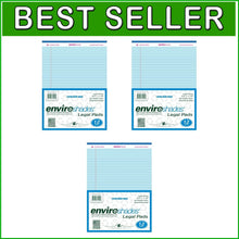Load image into Gallery viewer, Sustainable Blue Legal Pads 8.5" x 11" - 50 Sheets, 36-Pack for Easy Writing