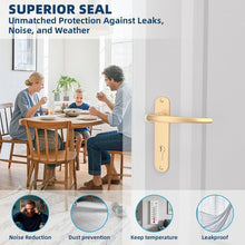 Load image into Gallery viewer, Clear 36ft Weather Stripping - Premium Silicone Draft Stopper for Home Comfort