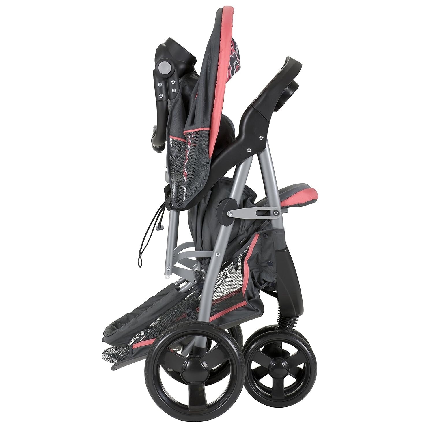 EZ Flex-Loc Coral Floral Travel System: Stroller & Car Seat Combo for Newborns