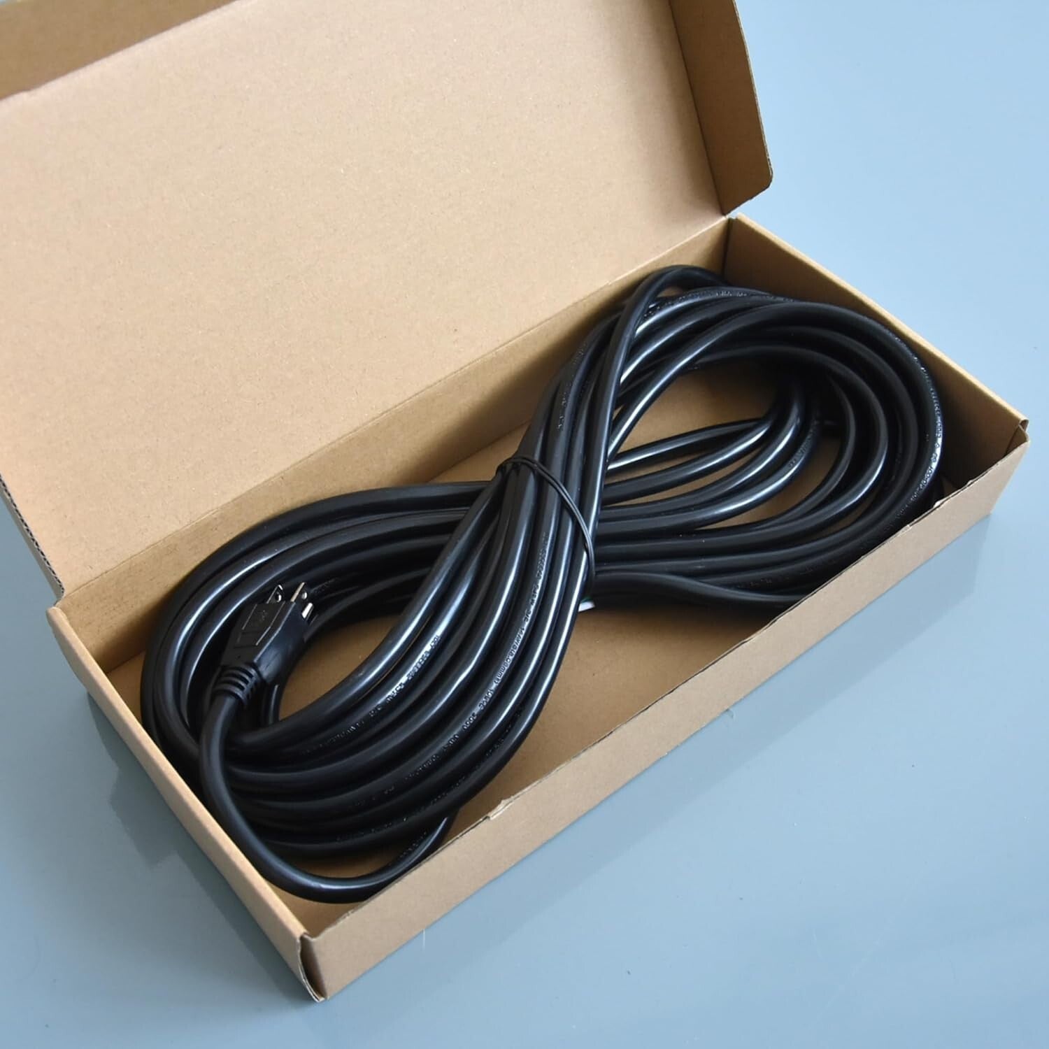 Reliable 30ft 15A 14 Gauge Power Cord with NEMA Plug - Indoor/Outdoor Ready