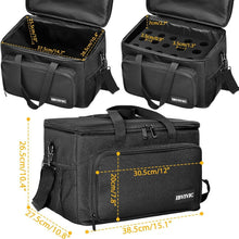 Load image into Gallery viewer, Lightweight Oxford Microphone Carrying Case with 15 Slots and Foam Interior